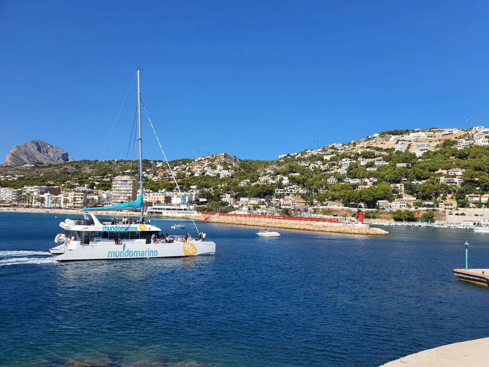 Eco Catamaran Cruise with Swimming in Malaga