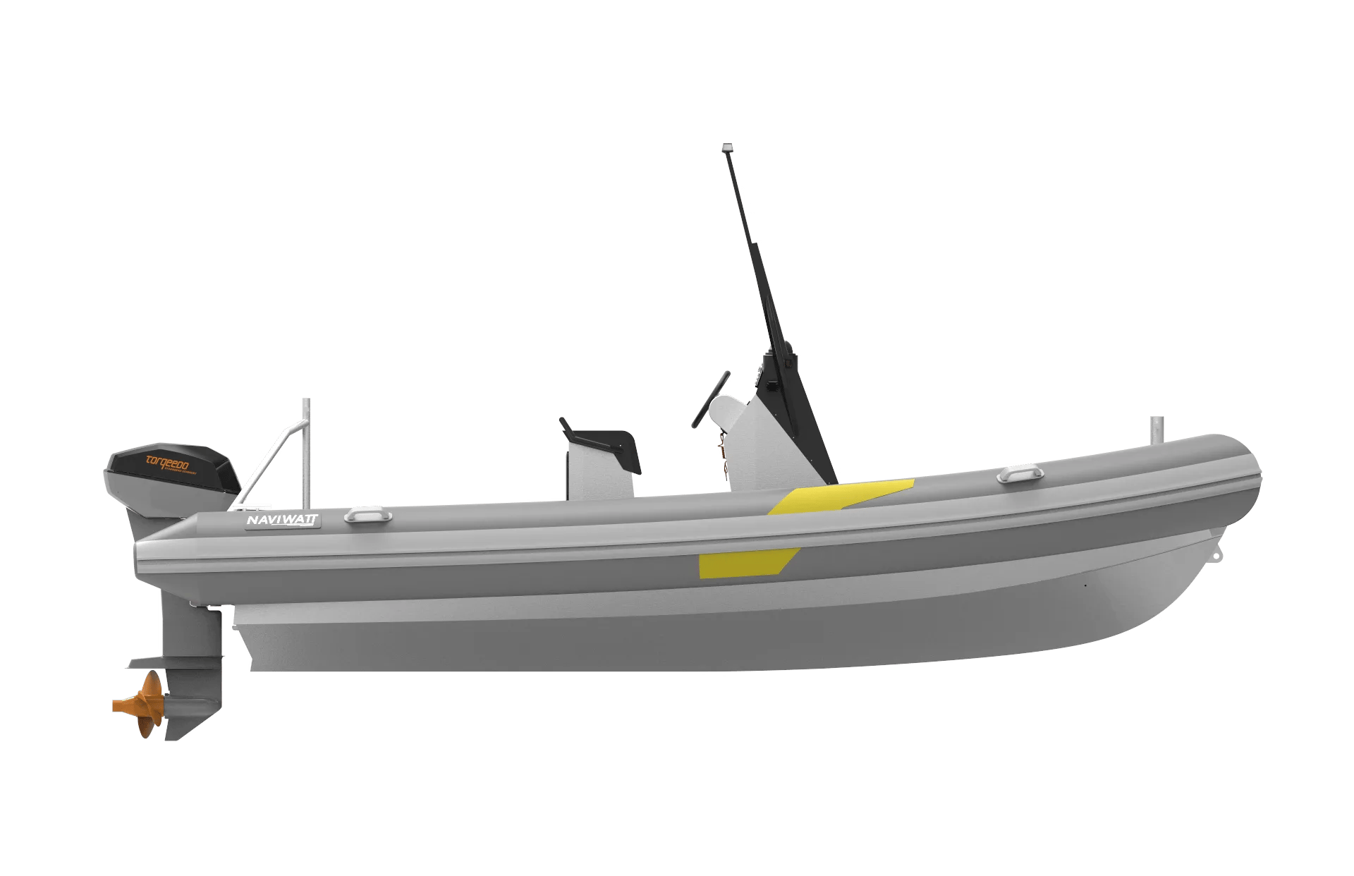 ZenPro 580 electric RIB with Torqeedo outboard motor