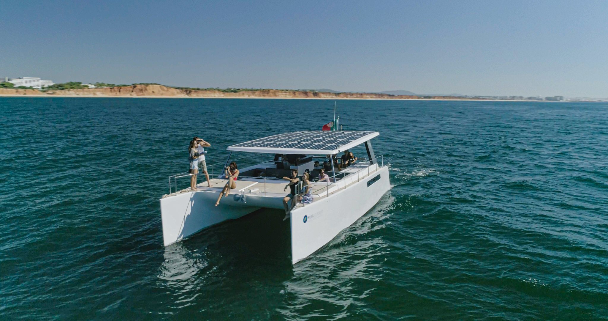 hybrid catamaran yacht